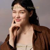 Collier en argent sterling Golden Snitch x Harry Potter FANCIME