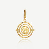 Charme en argent sterling du Retourneur de temps x FANCIME Harry Potter