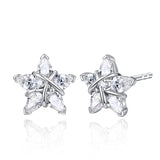 Boucles d'oreilles en argent sterling "Ms Vega" Étoile scintillante Alpha Lyrae