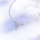 Collier en Argent Wisteria Tendril