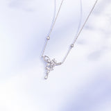 Collier en Argent Wisteria Tendril