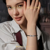 Bracelet en argent cuir Harry Potter x FANCIME