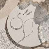 Bracelet en argent sterling FANCIME "Murmure de glycine" avec fleur