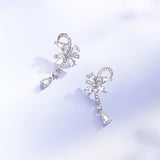 Boucles d'Oreilles en Argent Wisteria Vine