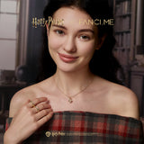 Collier en argent sterling des Reliques de la Mort x Harry Potter FANCIME