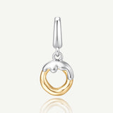 Molten Love Initial Charm Letter O in Sterling Silver