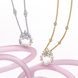 Collier en argent sterling "Vega Aureole" Étoile scintillante Alpha Lyrae
