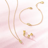 Collier pendentif en argent Promise Lock