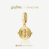 Charme en argent sterling du Retourneur de temps x FANCIME Harry Potter