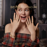 Bague en argent sterling de la maison Poufsouffle x Harry Potter FANCIME