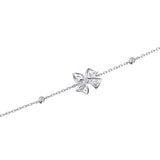 FANCIME "Blooming Bow" Bracelet en argent sterling en forme de nœud floral
