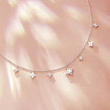 Collier en argent sterling "Starlit Dream" Étincelant