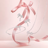 FANCIME "Dream Bow" Bracelet en argent sterling en forme de nœud papillon