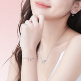 FANCIME "Dream Bow" Bracelet en argent sterling en forme de nœud papillon