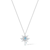 FANCIME "Soluna Nexus" Collier de Mars en Argent Sterling