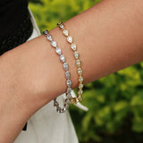 FANCIME "Ligne de Larmes" Bracelet en argent sterling classique