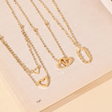 Collier en or jaune massif 14K “Urban Glint”