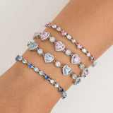 FANCIME "Aube" Bracelet en argent sterling avec topaze de décembre