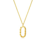 Collier en or jaune massif 14K “Urban Glint”