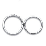 Bagues en argent sterling “Love Magnetic” pour couples
