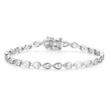 FANCIME "Ligne de Larmes" Bracelet en argent sterling classique