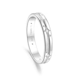 FANCIME "Mélodie Étoilée" Anneaux de Promesse en Argent Sterling Étoile pour Couples