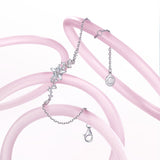 Bracelet en argent sterling "Vega Serenade" Étoile scintillante Alpha Lyrae