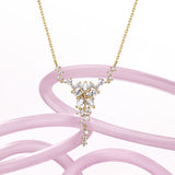 Collier en argent sterling "Vega Serenade" Étoile scintillante Alpha Lyrae