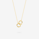 Collier en argent sterling pour couples "Connecté" avec Mobius FANCIME