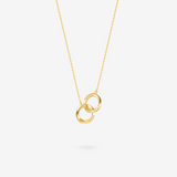 Collier en argent sterling pour couples "Connecté" avec Mobius FANCIME
