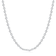 FANCIME "Grâce Ensoleillée" Collier en argent sterling avec maillons floraux classiques