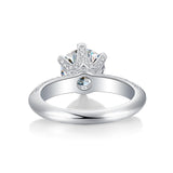 Bagues de Fiançailles en Moissanite en Argent Sterling 3CT FANCIME