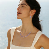 Collier en Argent Léger Wisteria Petal