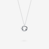 Collier en argent sterling pour couples "Mobitrinité" FANCIME