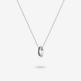 FANCIME "Temps Ensemble" Collier en argent sterling promesse pour couples