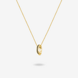 FANCIME "Temps Ensemble" Collier en argent sterling promesse pour couples