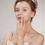 FANCIME "Fairy Pearl" Butterfly 14K Yellow Gold Bracelet Model