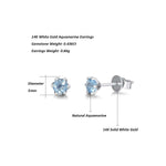 5MM gemstone round shape sizing info