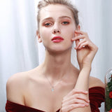 FANCIME "Birthstone" Moonstone June Gemstone Sterling Silver Necklace Show2