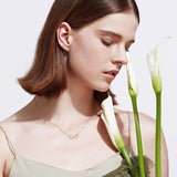 FANCIME "Passion" Infinity Classic 14K Yellow Gold Necklace Show
