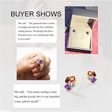Colorful natural gemstone jewelry gift for women
